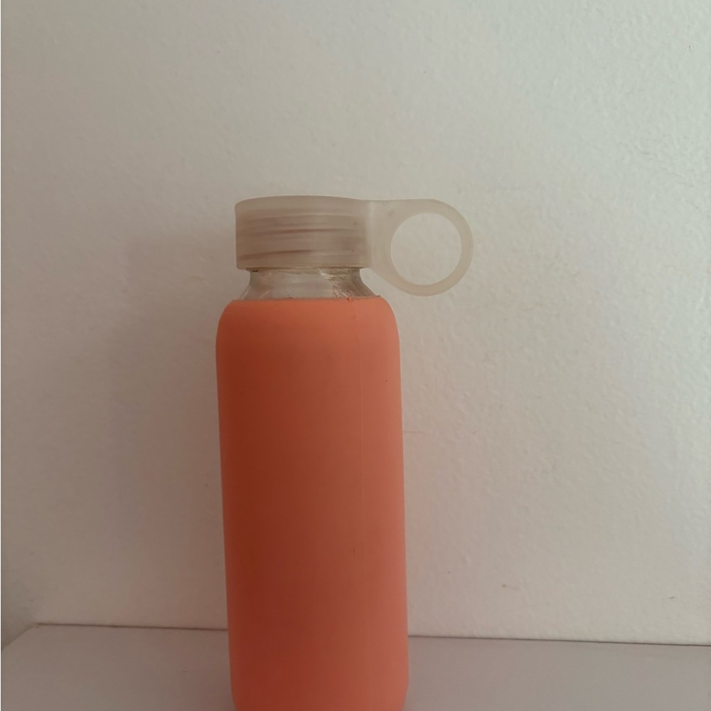Orange Silicone Water Bottle